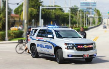 Aventura Police Car - SUV on the street