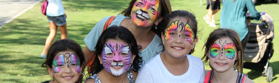Kids with Face Paint